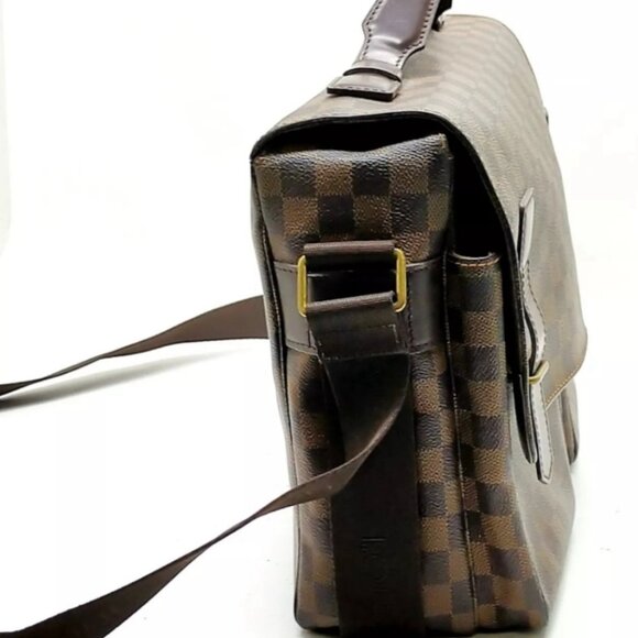 ⭐️EUC Louis Vuitton Broadway Ebene Brown Damier Messenger Bag - Picture 2 of 14